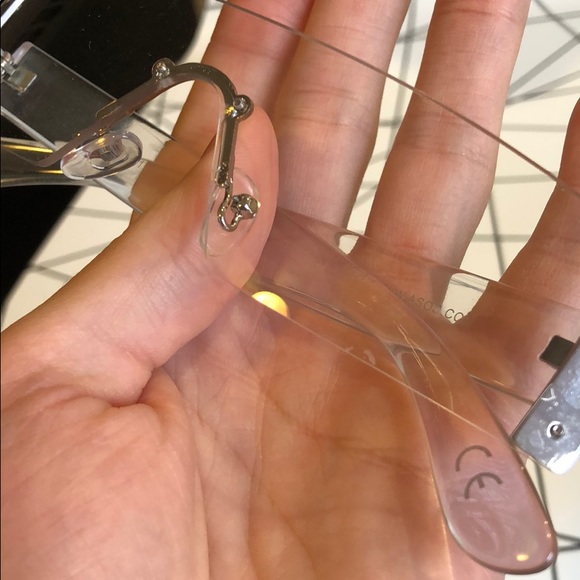 Clear rectangular glasses - Picture 4 of 4